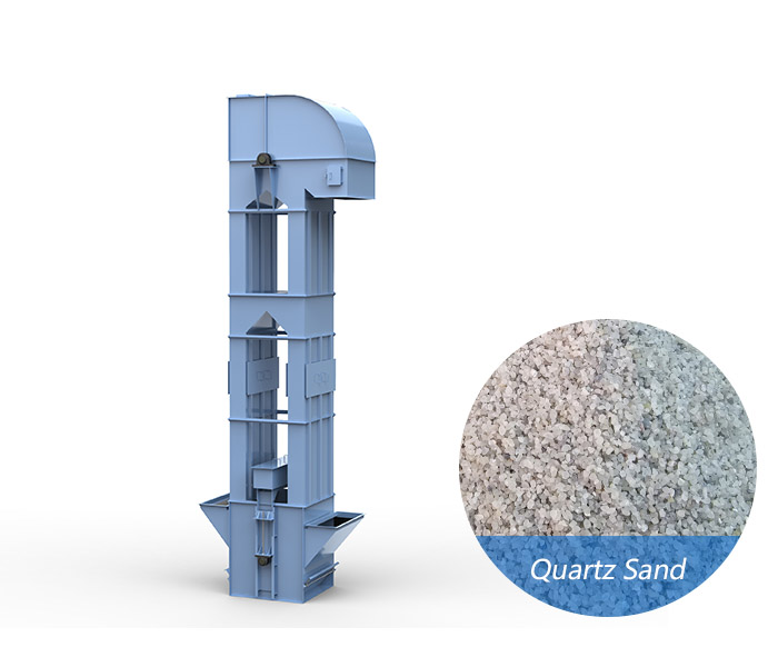 Quartz sand bucket elevator