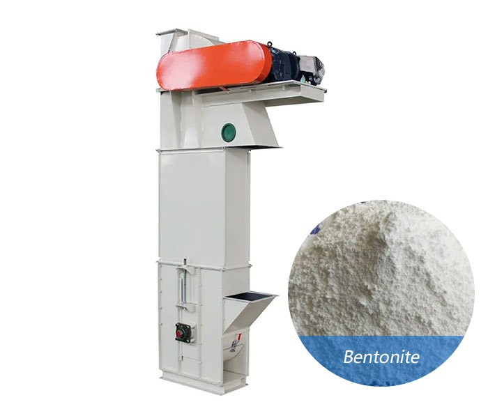 Calcium carbonate bucket elevator