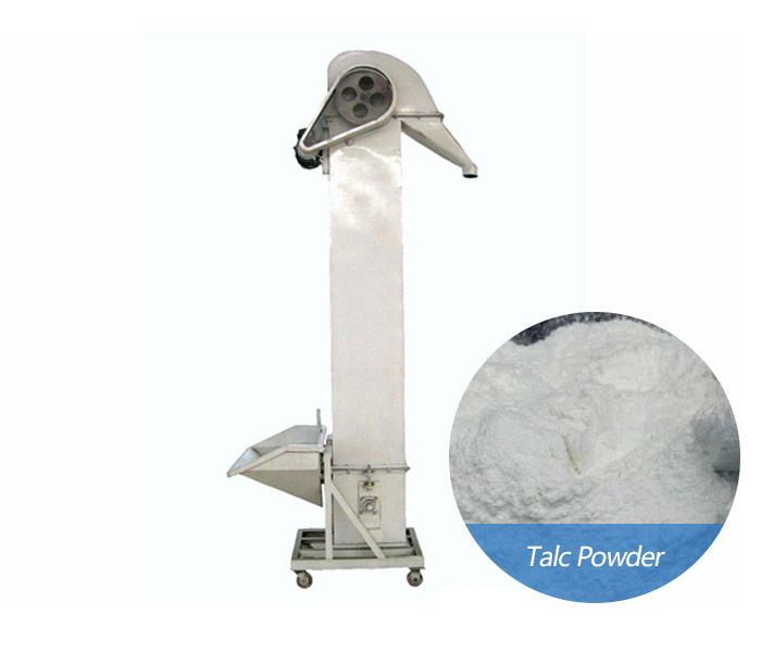 Talc powder bucket elevator