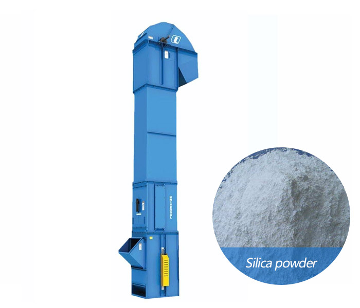 Silica powder bucket elevator