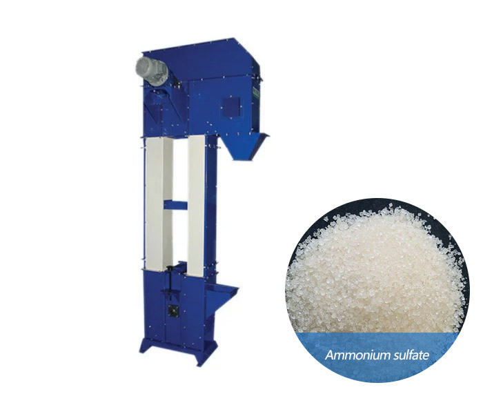 Ammonium sulfate bucket elevator