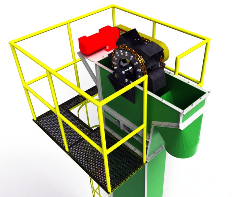 What is chain bucket elevator?