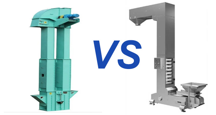 What is the difference between a bucket elevator and a food grade bucket elevator?