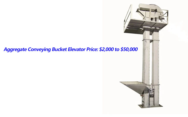 Aggregate Conveying Bucket Elevator price