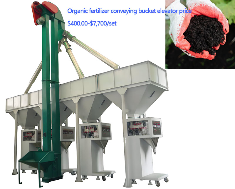 Organic fertilizer conveying bucket elevator price