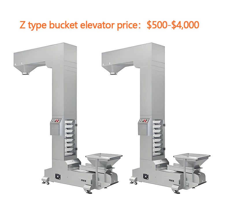 Z type bucket elevator price