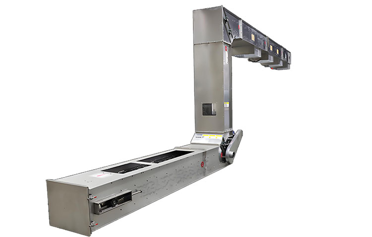 Multi-discharge bucket elevators