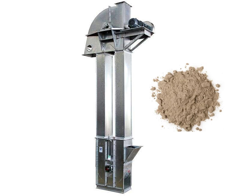Montmorillonite clay powder bucket elevator