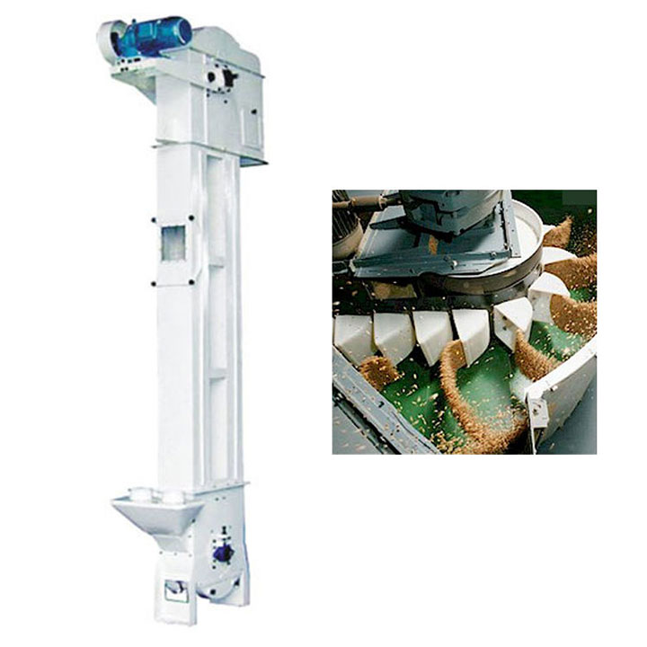 Industrial Grain Bucket Elevator Machine for Vertical Material Lifting and Low Breakage